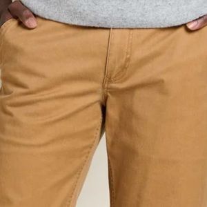 TOAD&CO Men’s Mission Ridge Pant. Tabac Vintage Wash. Size 36/32